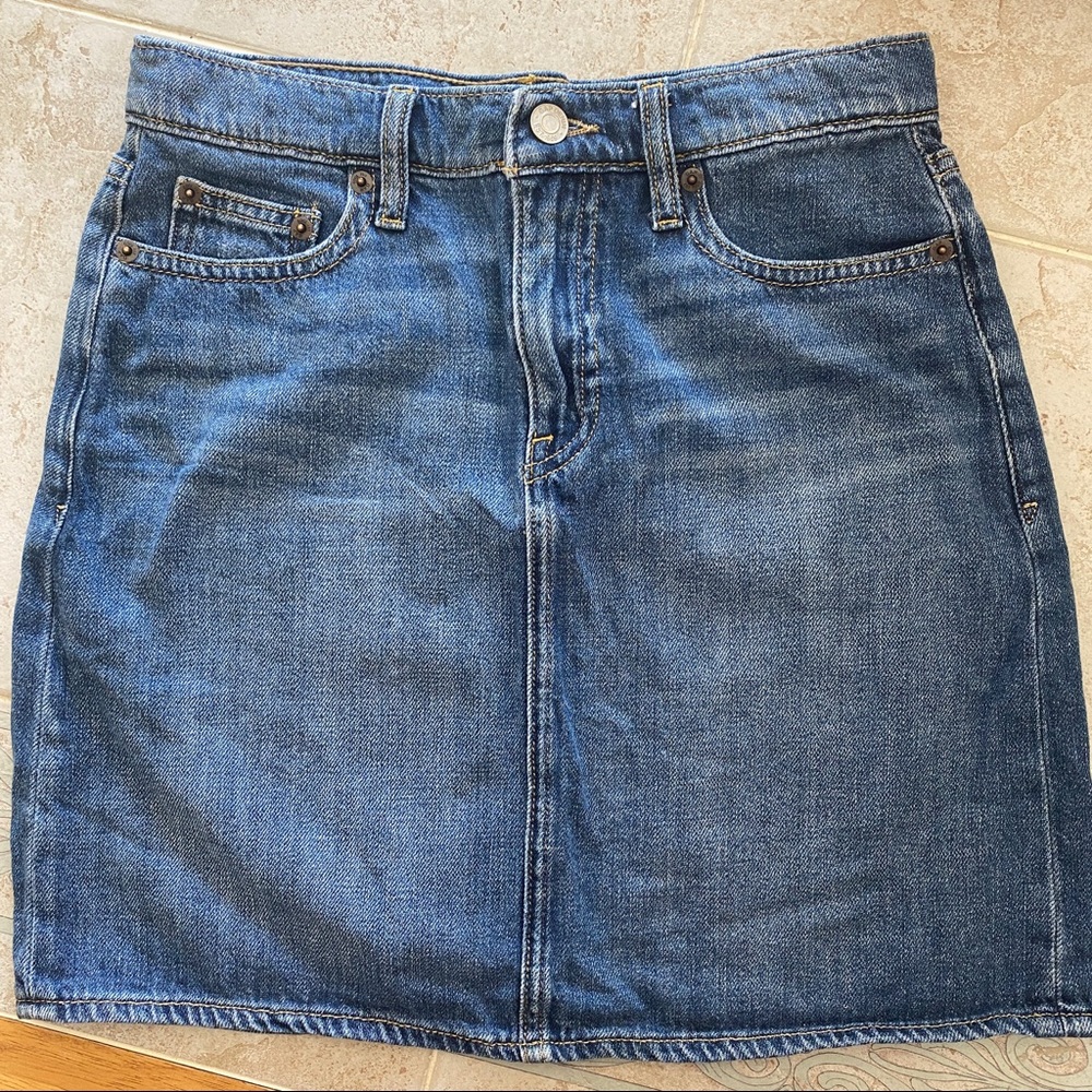Used Gap Jean Skirt